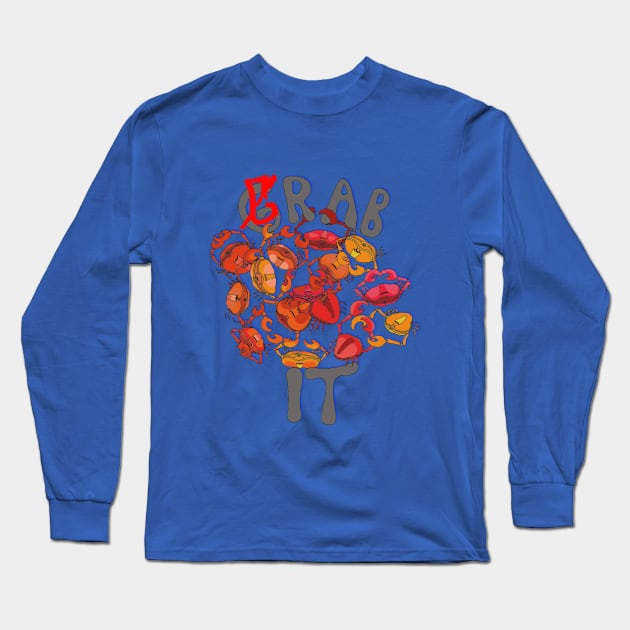 Crab IT Long Sleeve T-Shirt by MisconceivedFantasy